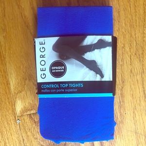 Royal Blue Control Top Tights